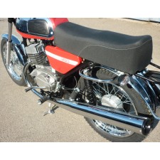 (SKLADOVÉ MOTO) - NOVÁ JAWA 350 - 634 - RETRO ČERVENÁ  - S DOKLADY